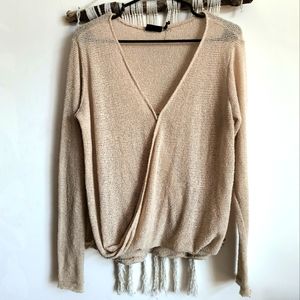 Urban Outfitters Delicate Long Sleeve Top